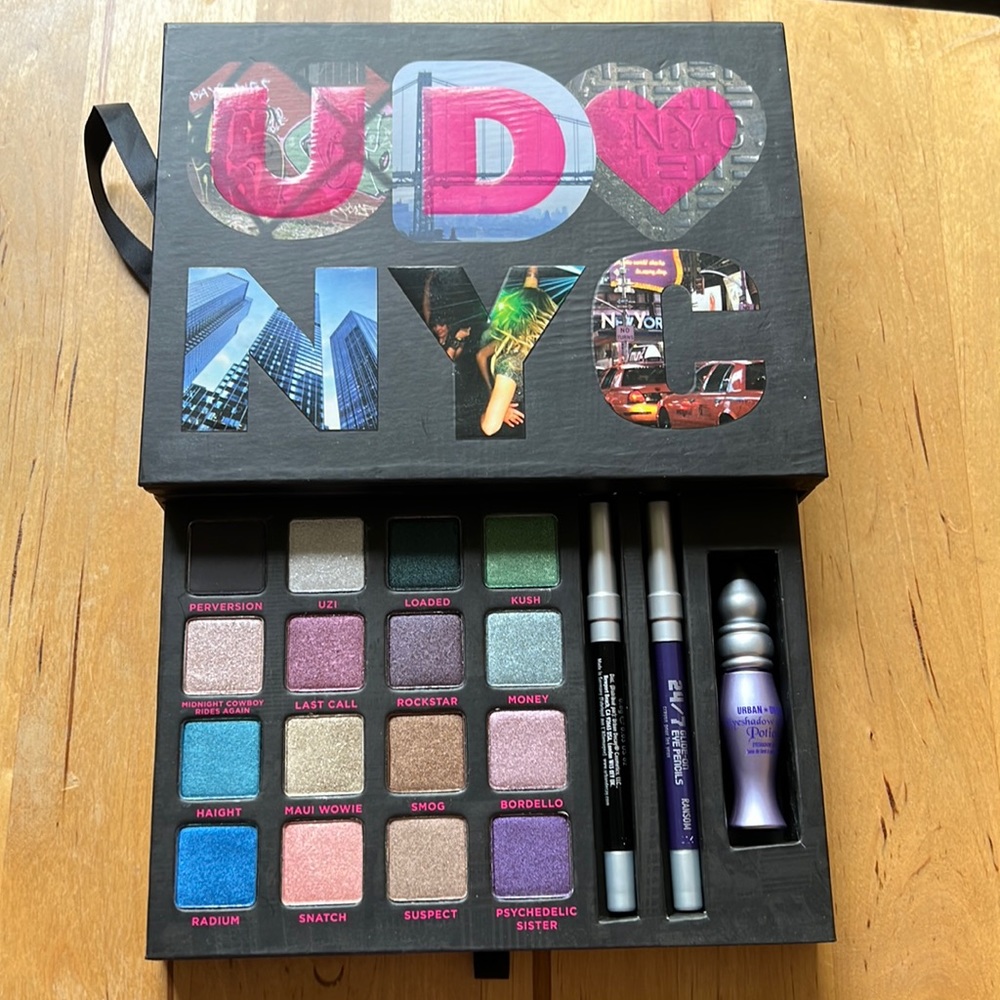 Urban Decay NYC eyeshadow palette